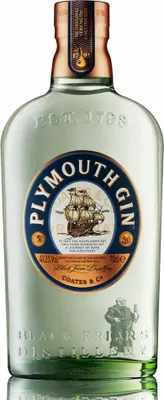 Produktbild von Plymouth Dry Gin, englischer Gin, Schnaps, Alkohol, Flasche, 41.2 %, 700 ml, 70366400