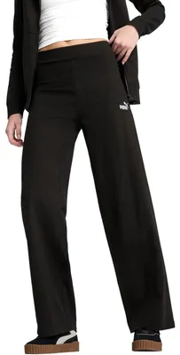 Produktbild von Damen-Leggings PUMA ESS SMALL NO. 1 LOGO, hohe Taille, gerade Passform, Farbe: Schwarz, Artikelnummer: 68242801, Größe: XXXL