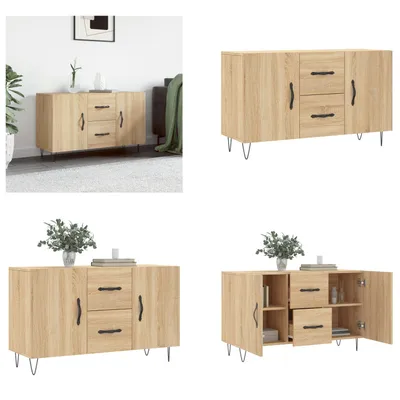 Obrázok produktu pre vidaXL Príborník Sonoma dub 100x36x60 cm materiál na báze dreva - Príborník - Príborníky - Skriňa - Úložná skriňa