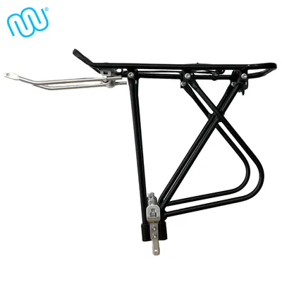 Obrázok produktu pre windmeile | Nosič batožiny pre bicykle, oceľový, 4 upevňovacie body, odolný proti krádeži, čierny, bicykel, e-bike, elektrobicykel, pedelec