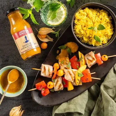 Produktbild von Jambo Africa Zambezi Delta Honey & Mustard Sauce 240 Ml Glas Vegetarisch Glutenfrei Süß-pikante Honig Senf Sauce