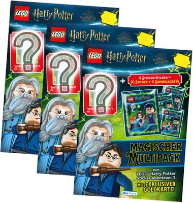 Produktbild von Blue Ocean LEGO Harry Potter Sticker Serie 2 - Sammelsticker (2024) - 3 Multipack