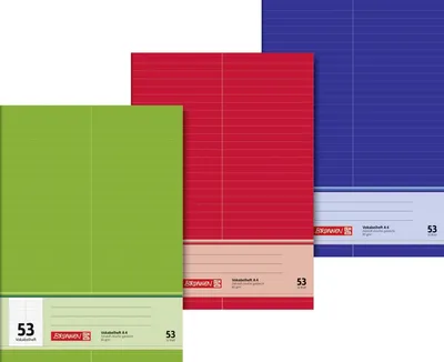 Produktbild von Vokabelheft A4 32 Blatt  Lineatur 53 Packung mit 10 Stück