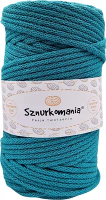 Produktbild von Baumwollkordel mit einem Kern 5mm 100m, Makrameegarn, Makrameekordel, Häkelkordel, Makrameekordel, Naturgarn, 5mm Kordel, geflochtene Baumwollkordel,