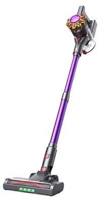 Image de Aspirateur sans fil, brosse turbo, écran LCD, violet, UE