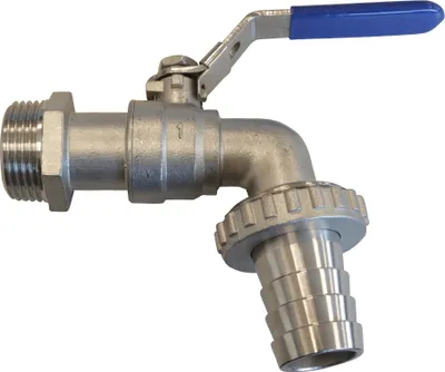 Produktbild von V4A Kugelhahn (Auslauf) 1/2"