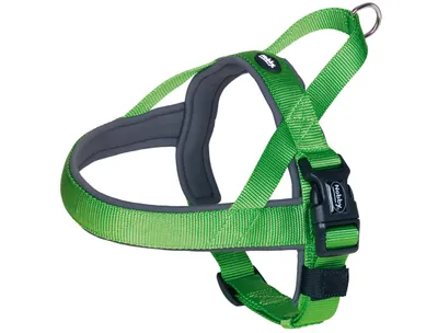 Produktbild von Nobby Norweger Geschirr Classic Preno neongrün/grau, Bauchumfang: 75-98 cm