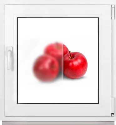 Produktbild von Framex Kellerfenster Fenster Kunststofffenster Weiß Milchglas Satinato Breite x Höhe 70 x 75 cm (700 x 750 mm) 2fach (32 mm) Dreh Kipp DIN Rechts (Griff Links)