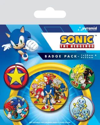 Obrázek produktu pro Set odznaků Sonic
