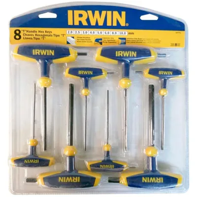 Produktbild von Irwin T-Griff Sechskantschlüssel Set 8-tlg. T10771