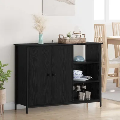 Obrázek produktu pro vidaXL Příborník vzhled černého dubu 100 x 33 x 75 cm materiál na bázi dřeva