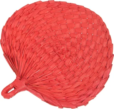 Produktbild von Strohfächer Fächer rot - Einheitsgröße
