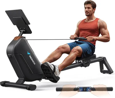 Imagen del producto de Máquina de remo - Remoergómetro - Máquina de remo - Remoergómetro de fitness - Remoergómetro de interior
