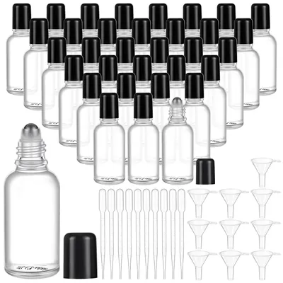 Image de Lot de 40 flacons en verre vides pour huiles essentielles