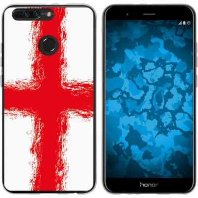 Produktbild von PhoneNatic Case kompatibel mit Huawei Honor 8 Pro Silikon-Hülle WM England M4
