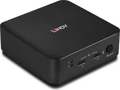 Image de LINDY 2 Port Type C,Dual HDMI 4K60 KVM Switch