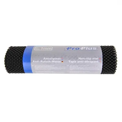Produktbild von Anti-Rutsch-Matte schwarz 150x30cm 1mm flüssigkeitsdicht antirutschmatte