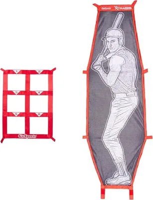 Produktbild von Famanu Pitching Kit Präzisionstraining mit Strike Zone & Dummy Batter - Baseball & Softball
