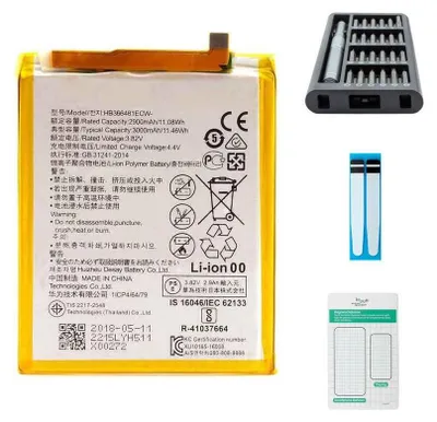 Produktbild von Honor Ersatzakku Premium-Set für 5c Smartphone 3000 mAh HB366481ECW