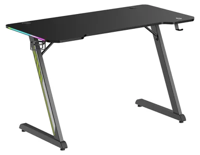 Image de Bureau Gaming avec éclairage RGB, Noir