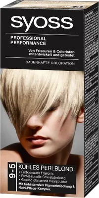 Produktbild von Syoss Professional Performance Coloration 9-5 Kühles Perlblond Stufe 3 1er Pack