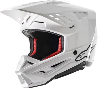 Produktbild von Alpinestars S-M5 Solid 2024 Motocross Helm, weiß, L (59/60)