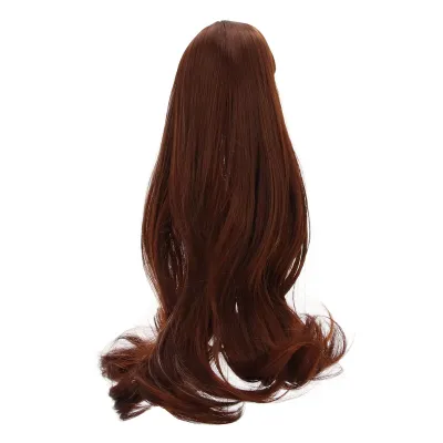 Zdjęcie produktu dla 1/3 Peruka dla lalek BJD, peruka dla lalek BJD, długa kręcona peruka dla lalek BJD, ciemnobrązowa peruka dla lalek, peruka dla lalek, akcesoria dla lalek BJD