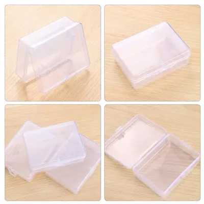 10 Stücke transparente Spielkartenboxen - ideal zur Organisation von Karten und kleinen Gegenständen