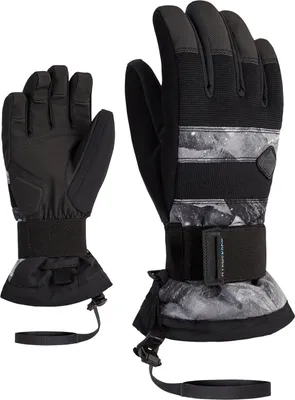 Produktbild von ZIENER MANU AS(R) JUNIOR glove SB grey mountain print grey mountain print XL
