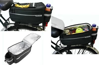 Produktbild von IWH Fahrrad-Gepäckträger-Kühltasche, schwarz