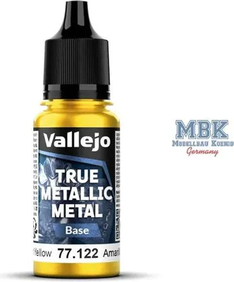 Image de Base métallique Vallejo VA77122, couleur : jaune éclatant