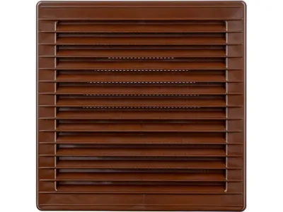 Obrázok produktu pre airRoxy SVM 100 mm vetracia mriežka štvorcová 170x170 mm, hnedá