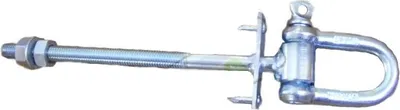 Produktbild von Schaukelhaken Mit M12 Schäkel + Spikes - Haken Hust3545