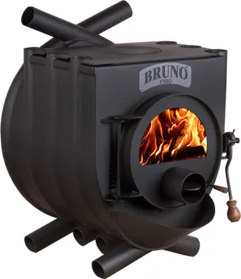 Produktbild von Bruno® Werkstattofen Pyro II mit Herdplatte schwarz 16 kW Stahl A