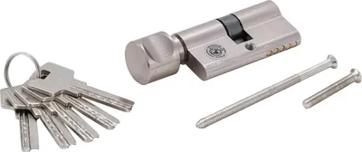Immagine prodotto di Cilindro di sicurezza per porte con pomolo girevole | 70 mm
