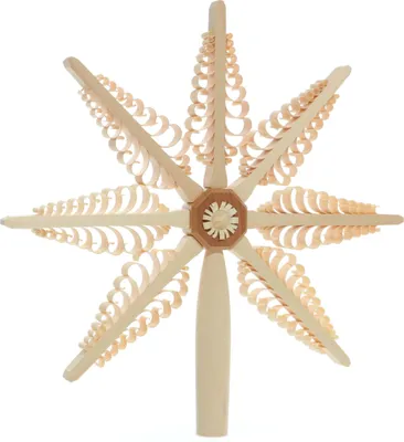 Produktbild von Baumschmuck Spanstern Christbaumspitze BxHxT 5x28x28cm NEU