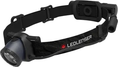 Produktbild von Ledlenser H8R Stirnlampe dunkelblau, bis 600 lm, 150m Leuchtweite, 120Std. Laufzeit, IP54, 2x Akkus,