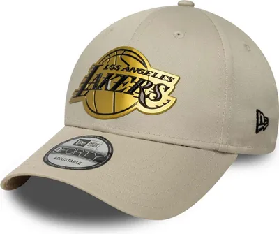 Produktbild von New Era 9FORTY Cap LA Lakers NBA Metallic hellbeige