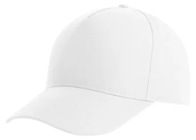 Image de Atlantis Headwear - Casquette 5 panneaux LT1380 (taille unique) (blanc)