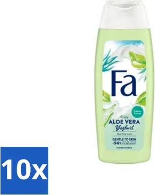 Productafbeelding van Fa - Douchegel - Yoghurt & Aloë Vera - 250 ml - Voordeelverpakking - 10 stuks
