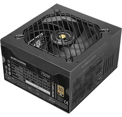 Produktbild von Mars Gaming MPB750PSI Netzteil 750 W ATX 3.1 PCIe 5.1 80 Plus Gold Schwarz