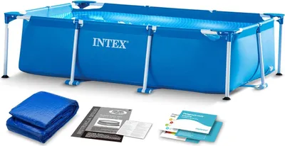 Produktbild von Rahmengartenpool 260 x 160 x 65 cm 2in1 INTEX 28271