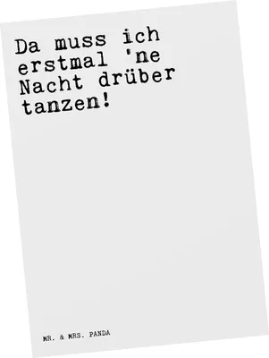 Produktbild von Mr. & Mrs. Panda Grußkarte Da muss ich erstmal... - Weiß - Geschenk, Postkarte, Postkarten, Ansichtskarte, Ansichtskarten, Freund, Sprüche, Freundin, bildkarte, beste