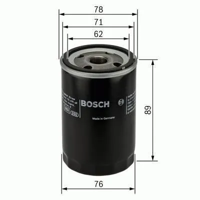 Produktbild von Bosch Ölfilter  0 451 103 050