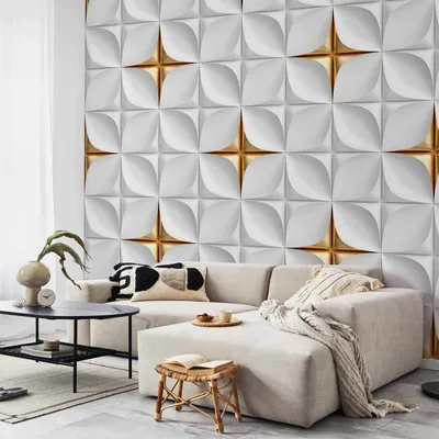 Produktbild von Vlies Fototapete - Golden Accent 150x105 cm Muster f-B-10035-a-a