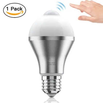Obrázok produktu pre Žiarovka s pohybovým senzorom Haofy 9W E27 Inteligentné PIR LED žiarovky s automatickou funkciou zapnutia/vypnutia pre vonkajšie použitie (bezpečnostné osvetlenie)