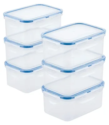 Productafbeelding van Voorraaddoos - Rechthoekig - 600 ml - BPA-vrij - Vershouddoos