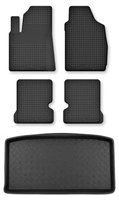 Obrázek produktu pro Vaničkové autokoberce + vana kufru pro: Fiat Panda II 2002-2010 hatchback 5 ks