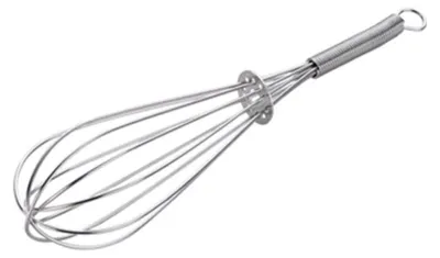 Produktbild von Robuster Edelstahl Schneebesen, 9,2 cm, kompakt, spülmaschinenfest, Küchenhelfer