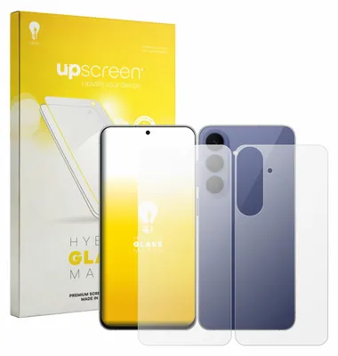 Produktbild von upscreen Entspiegelungs Schutzglas für Samsung Galaxy S26 FE (Display+Rückseite) Schutzfolie Panzer Folie Glas Display Schutz matt
